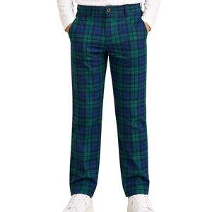 Vineyard Vines Boys Blackwatch Breaker Pants Deep Bay 18 flat front adjustable